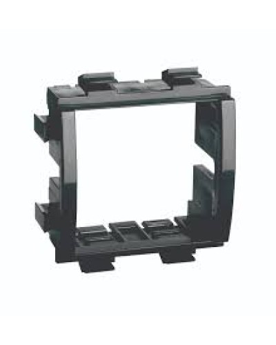 Каркас под 2 модуля Brava, чёрный DKC (F0000MB) в Арзамасе Блоки розеток Pintop.ru