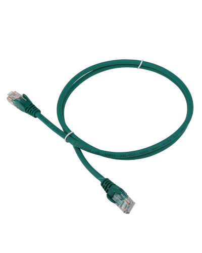 Патч-корд LANMASTER LSZH UTP кат.5e, 0.3 м, зеленый LANMASTER LAN-PC45/U5E-0.3-GN в Арзамасе Патчкорды (медные) Pintop.ru