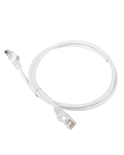 Патч-корд LANMASTER LSZH UTP кат.5e, 0.3 м, белый LANMASTER LAN-PC45/U5E-0.3-WH в Арзамасе Патчкорды (медные) Pintop.ru